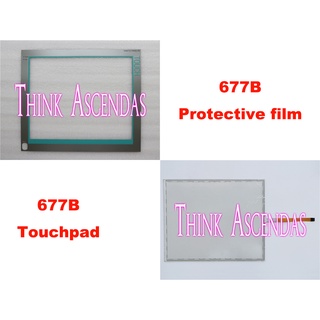 Qq ใหม่ ฟิล์มป้องกันทัชแพด PC 677B(AC)19-Touch 6AV7875-0CC20-1AA0 6AV7 875-0CC20-1AA0 1 ชิ้น