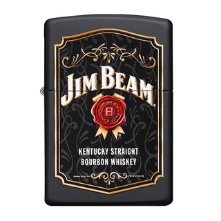 Zippo ไฟแช็กรุ่น 49544 Jim Beam ของแท้ รับประกันตลอดชีวิต นำเข้าและจำหน่ายโดยตัวแทนจำหน่าย