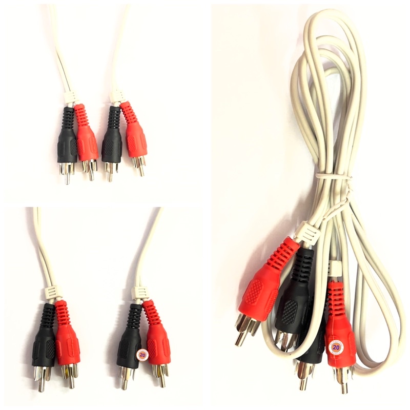 สายสัญญาณเสียง สาย AV เข้า 2 ออก 2