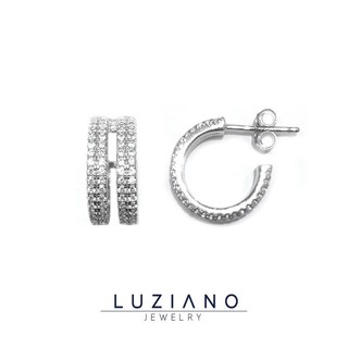 ต่างหูเงินแท้ รุ่น Veronica - Luziano Jewelry