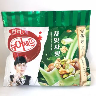 ธัญพืชอัดเเท่งรสชาติชาเขียว ถั่วชาเขียว MATCHA NUTS CRISP