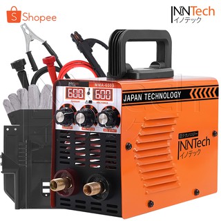 InnTech ตู้เชื่อม Inverter IGBT MMA-600S Dual Screen รุ่นใหม่ 3 ปุ่ม 2 หน้าจอ ตู้เชื่อมไฟฟ้า เครื่องเชื่อม บอร์ดญี่ปุ่นแท้ Supreme Edition พร้อมอุปกรณ์ครบชุด