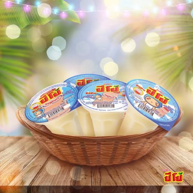 ปีโป้ 'โยเกิร์ต' ถ้วยใหญ่ 6ถ้วย/แพ็ค รสใหม่ 🍦🍦