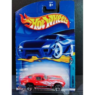 Hot Wheels Chevrolet Corvette 1963 แพ็คอินเตอร์งานเก่า Rare