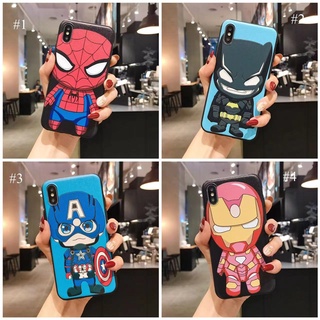 🌈Ready Stock 🏆เคส iPhone xs 7plus 7 8 8plus Se2020 6s 6plus ลายซุปเปอร์ฮีโร่ กัปตันอเมริกา แบทแมน สไปเดอร์แมน ไอรอนแมน สําหรับ เคสไอโฟน เคสTPU  เคสโทรศ