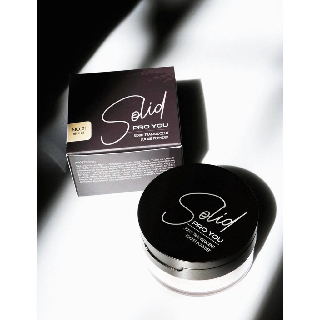 แป้งฝุ่น Pro You Solid Translucent Loose Powder 20g