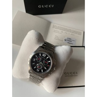 (สด-ผ่อน)🎗แท้100% Gucci Chronograph  and Tachymeter⌚