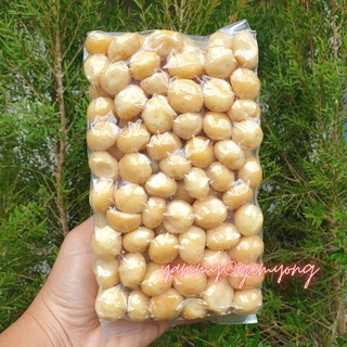 แมคคาเดเมีย แม็คคาเดเมีย แกะเปลือก สูญญากาศ Macadamia ซีลถุงสูญญากาศพร้อมทาน  ขนาด 500 กรัม