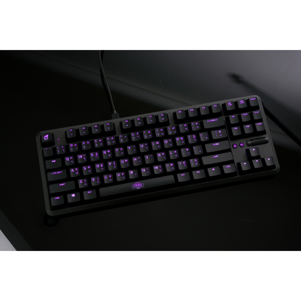 คีย์บอร์ด LOGA รุ่น Asura PRO RGB Optical switch ขนาด TKL 87 คีย์ THAI ...