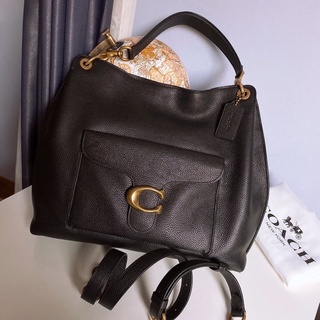 NEW COACH TABBY HOBO สีดำ หนังทั้งใบมาพร้อมถุงผ้า