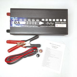 【พร้อมส่ง】อินเวอร์เตอร์ เพียวซายเวฟ 3000W 24V Inverter pure sine wave 24V ถึง 220V เครื่องแปลงไฟ สินค้าราคาถูกจากโรงงาน