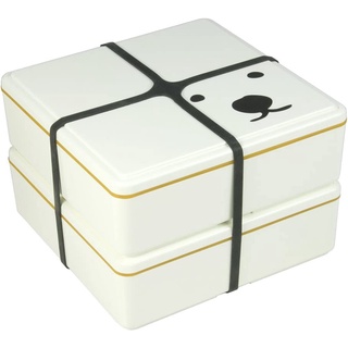 Direct from Japan Miyoshi Seisakusho GEL-COOMA JUBAKO 2-tier Lunch Box with Coolant Integrated GC-352