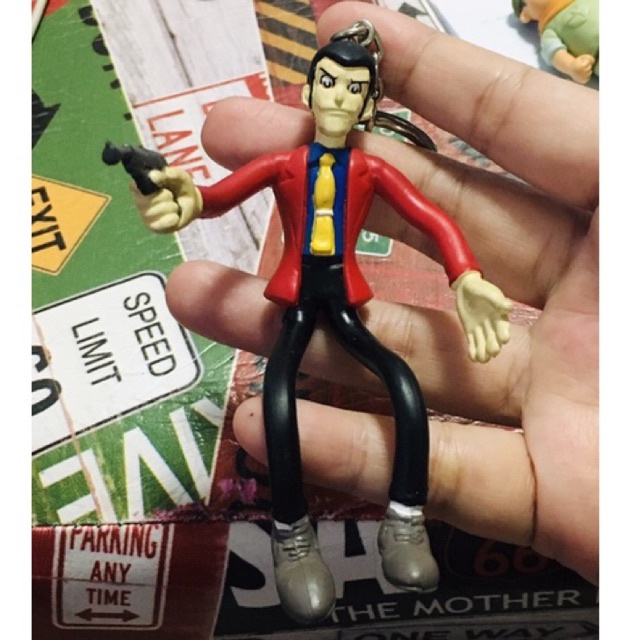 ลูแปง Lupine พวงกุญแจ ตัวใหญ่ สวย งานเก่า