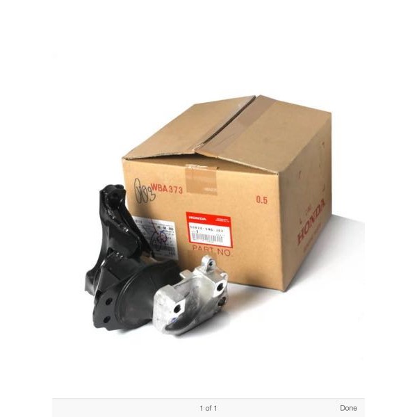 ยางแท่นเครื่องขวาล่าง Honda civic FD 1.8  2.0 อะไหล่แท้honda ปี2006-2011