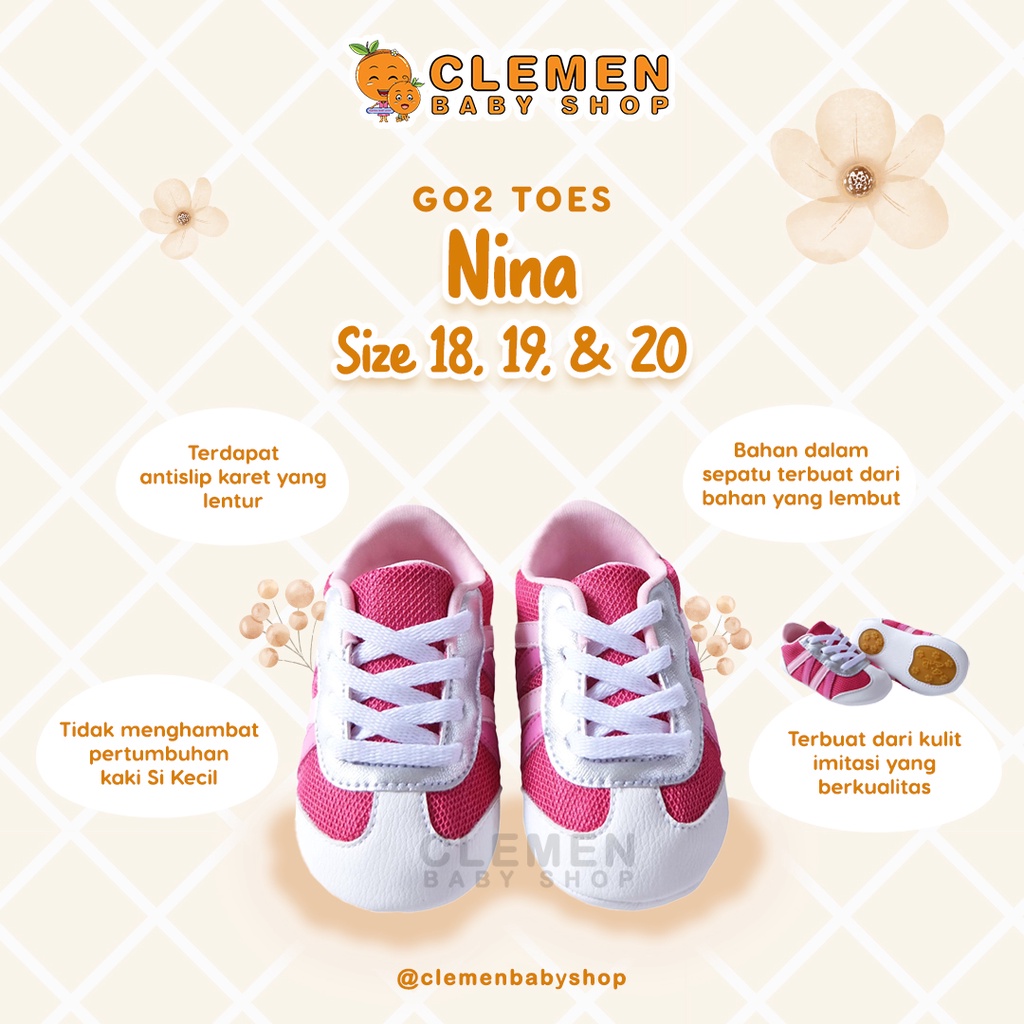 Go2 Toes Shoes Nina Prewalker (รองเท้าเด็ก)