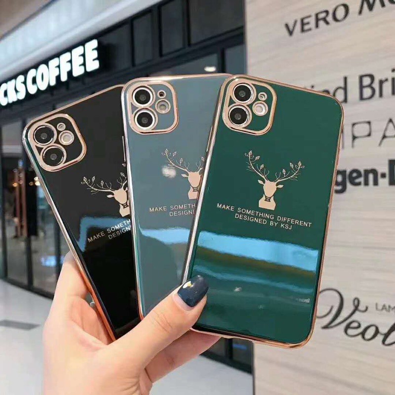 💥เคสกวางเรนเดียร์ case IPHONE12 Pro Max 12 12mini 11 Pro Max 11 Pro Max X XR XS MaxTPU case