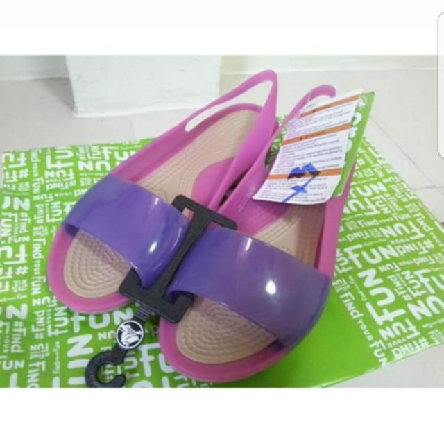 Crocks color block w7มือ1ป้ายห้อยแท้100%