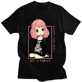 [S-5XL] เสื้อยืดแขนสั้น พิมพ์ลายอนิเมะ Harajuku Spy X Family แฟชั่นฤดูร้อน สําหรับผู้ชาย และผู้หญิง