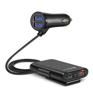 4usb ที่ชาร์จแบตรถยนต์12-24V car charger ที่จุดบุหรี่ ที่ชาตแบตในรถ หัวชาร์จในรถ สายชาร์จในรถ ที่ชาร์จในรถ ที่ชาจแบตในรถ