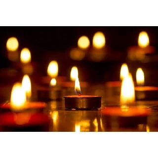 M0026 เทียนถ้วย สุ่มสี เทียนสปา เทียนทีไลท์ เทียนกลม Tealight ไม่มีกลิ่น สปา เทียน จุดได้ราวๆ 2-4ชม.