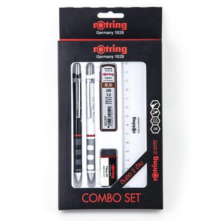 Rotring Combo Set ดินสอกด ร็อตตริ้ง คอมโบเซท ขนาด 0.5mm จำนวน 2ด้าม/แพ็ค Mechanical Pencil ร็อตติ้ง