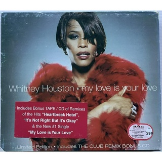 CD ซีดีเพลง Whitney Houston อัลบั้ม My Love Is Your Love Limited Edition Made in USA Album + Club Remix Bonus CD 1999