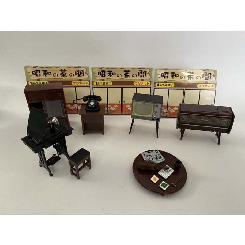 กาชาปอง Japan vintage furniture magnet 6 ชิ้นต่อชุด