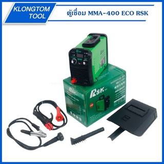 🔥KLONGTHOM🔥 ตู้เชื่อม MMA-400 ECO RSK รุ่น 2 ปุ่ม Mini Inverter IGBT 400A อุปกรณ์ครบพร้อมใช้งาน