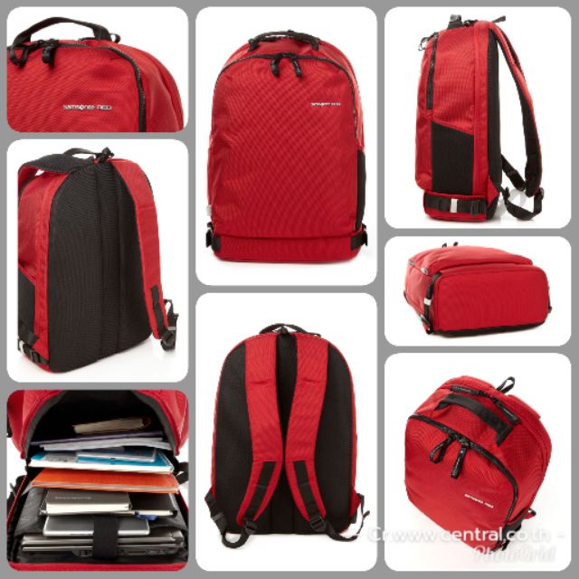 🔥กระเป๋าเป้ SAMSONITE RED แท้🔥 Backpack รุ่น CLOVEL RED