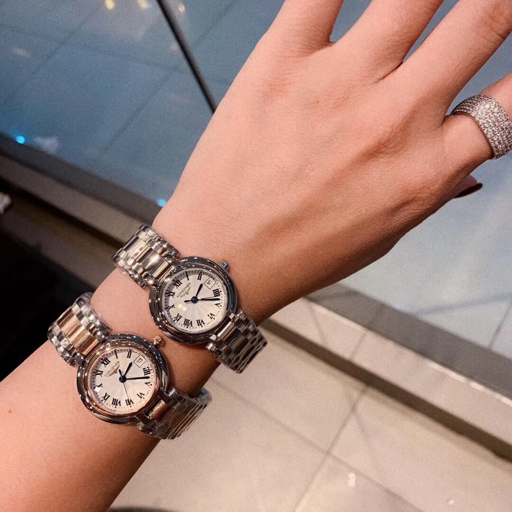 นาฬิกาข้อมือควอตซ์ สายแสตนเลส สําหรับผู้หญิง