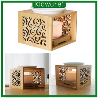 [KLOWARE1] Wax Melt Burner Essential Oil Warmer Tealight Candle Holder Home Fragrance