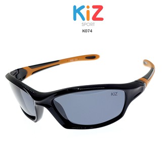 แว่นตากันแดดเด็ก สำหรับเด็ก 4-10 ปี K074 เลนส์กันแดดตัดแสง Polarized วัสดุพิเศษบิดงอได้ ทนทานสูงมาก GEZE KiD Flex Black