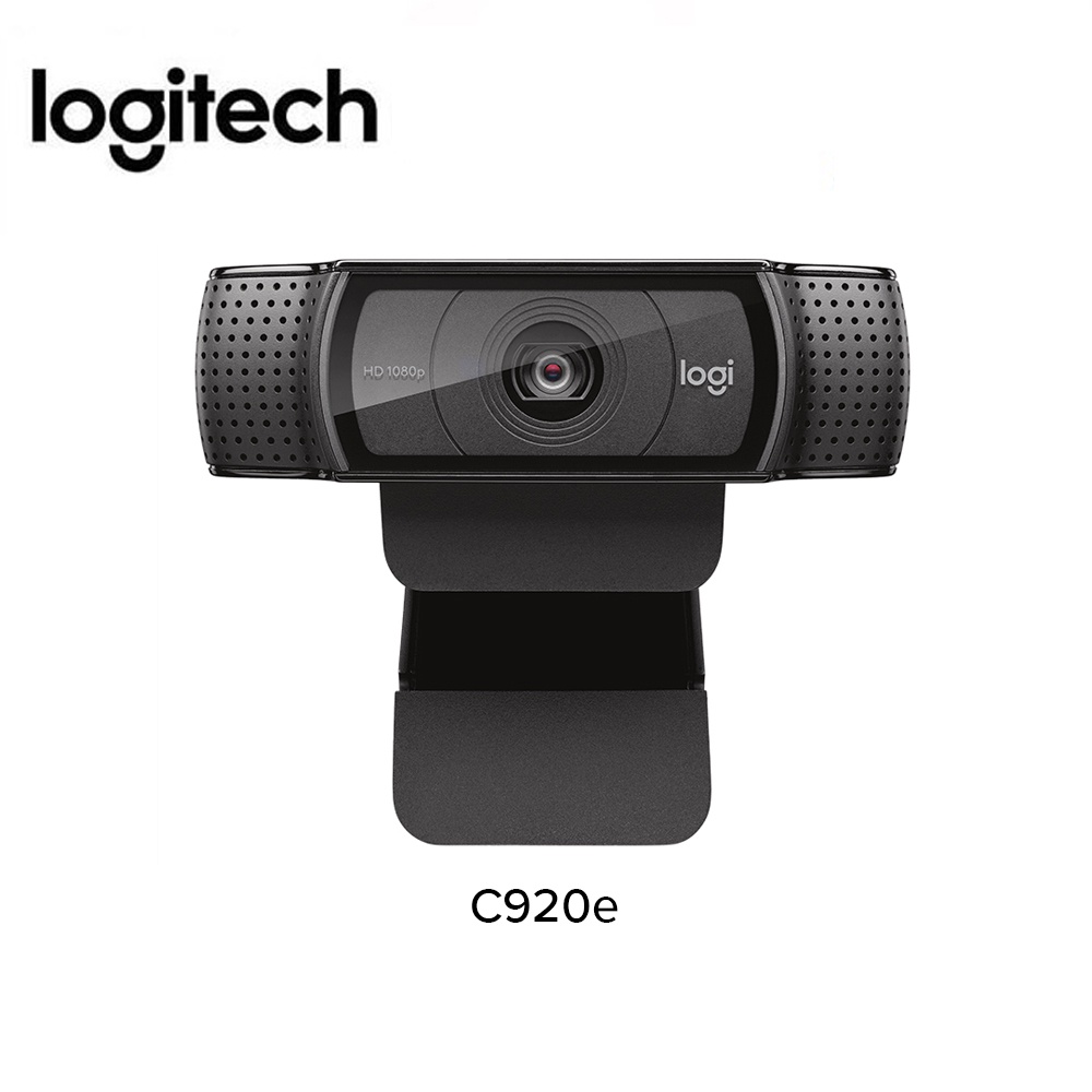 Logitech C920e Video Webcam Autofocus Camera HD 1080p ใช้งานได้ทุกที่ให้ภาพวิดีโอและเสียงที่มีคุณภาพ รับประกันศูนย์ 3ปี
