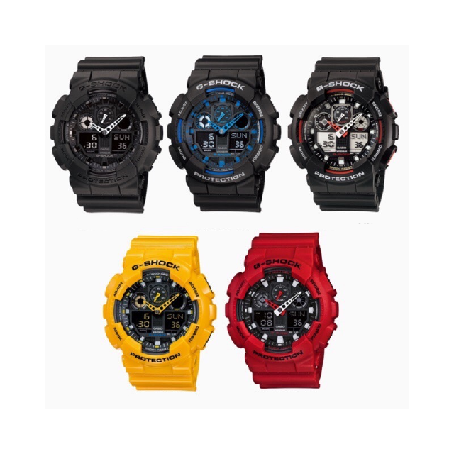 [โค้ด MAR4FS00 ลด400 ] G-SHOCKรุ่น GA-100 ของแท้ประกันรับประกันศูนย์ 1 ปี