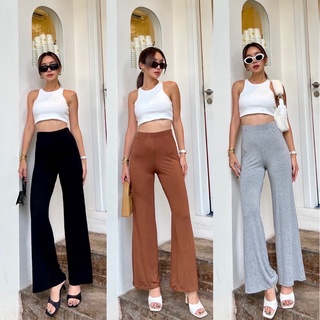 Novelle basic high-waist pants(เลือกสีทางแชท)