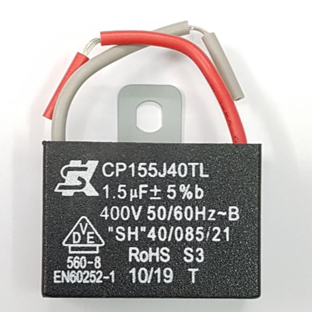 Hatari อะไหล่แท้ Cap 1.5uF / 400V แบบมีสาย CP155J40TL