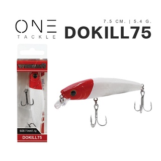 เหยื่อปลั๊ก แท้จาก Weebass Action ดีราคาเบา รุ่น DOKILL75 FLOATING 7.5 cm.