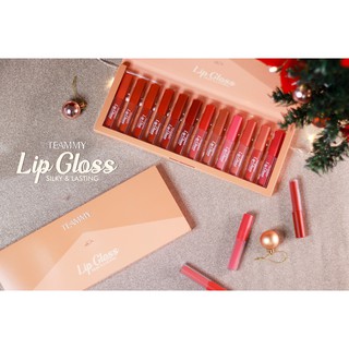 ลิปสติก teammy Lip Gloss 12 แท่ง