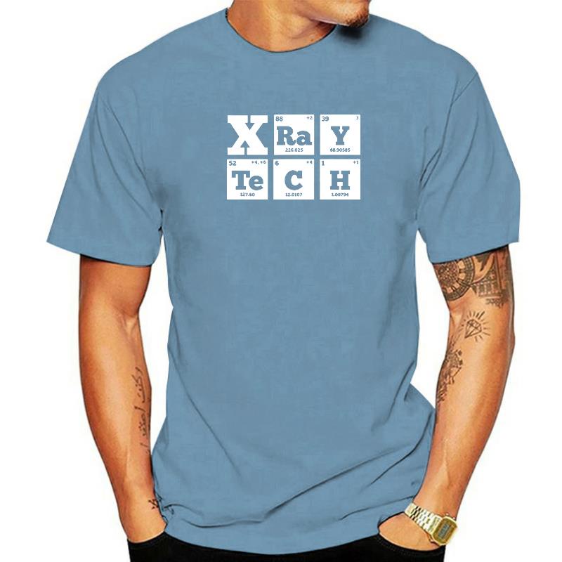 Radiology Xray Tech Periodic ตาราง T เสื้อ Lab กราฟิกผ้าฝ้าย Streetwear แขนสั้น O-คอ Harajuku เสื้อย