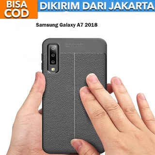 เคสโฟกัสอัตโนมัติ สําหรับ Samsung Galaxy A7 2018 / A750 หนังทดลอง หนังนุ่ม แบบบางพิเศษ