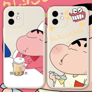 น่ารัก เคสโทรศัพท์มือถือการ์ตูน มีความคิดสร้างสรรค์ ขอบเหลี่ยม เคสมือถือ ฝาครอบป้องกันการตก สำหรับติด เคสไอโฟน11 โทรศัพท์ se2020 7 8 plus 11 เคสไอโฟน 12 13 14  pro max เคสไอโฟน 13 เคสไอโฟน เคสไอโฟน7พลัส xs XR case เคสโทรศัพท์ เครยอนชินจัง เคส case