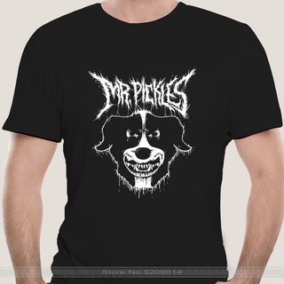 ถูกสุดๆเสื้อยืด ผ้าฝ้าย พิมพ์ลาย Mr Pickles Dog Death Metal สีดํา แฟชั่นฤดูร้อน สําหรับผู้ชาย
