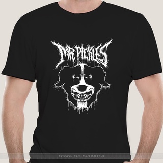 ถูกสุดๆเสื้อยืด ผ้าฝ้าย พิมพ์ลาย Mr Pickles Dog Death Metal สีดํา แฟชั่นฤดูร้อน สําหรับผู้ชาย