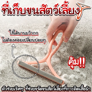 ที่เก็บขนสัตว์เลี้ยง / homequality.th/ที่เก็บขุยเสื้อผ้า ที่กำจัดเศษฝุ่นบนผ้า แปรงกำจัดขน TW142