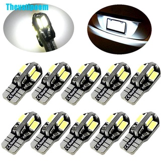 (Thevatipoem) หลอดไฟ T10 194 168 W5W 5730 8 Led Smd สีขาว 10 ชิ้น