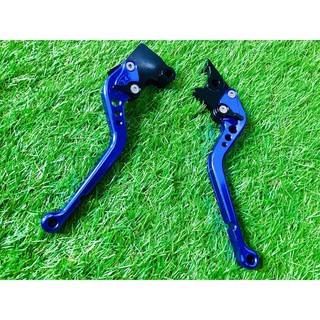 BLUE  มือ เบรค+B382 คลัชปรับระดับได้ สำหรับ KAWASAKI NINJA สีน้ำเงินรุ่น