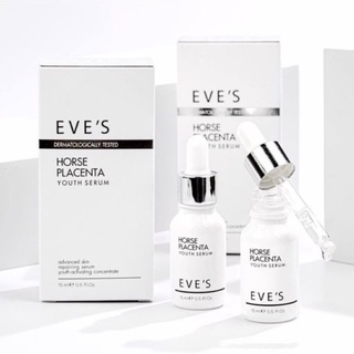 EVES เซรั่มรกม้า เซรั่ม อีฟส์ ใหม่ เซรั่มหน้าใส เซรั่มบำรุงผิวหน้า ขาวกระจ่างใส ลดรอยสิว ลดรอยแดง ลดฝ้ากระ คนท้องใช้ได้