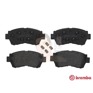 P83 027B ผ้าเบรก F (แท้ BREMBO รุ่น Black) LEXUS อีเอส ES300 ปี1992-1996 /LEXUS แอลเอส LS400 ปี1990-1993 /LEXUS อาร์เ...