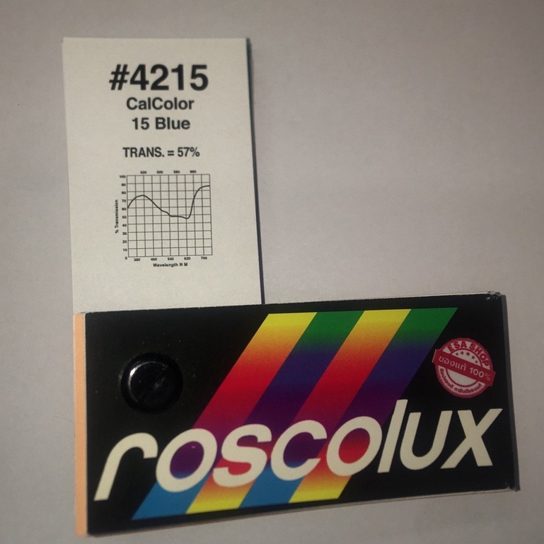 Roscolux 4215 CalColor 15 Blue - esathaishop - ThaiPick