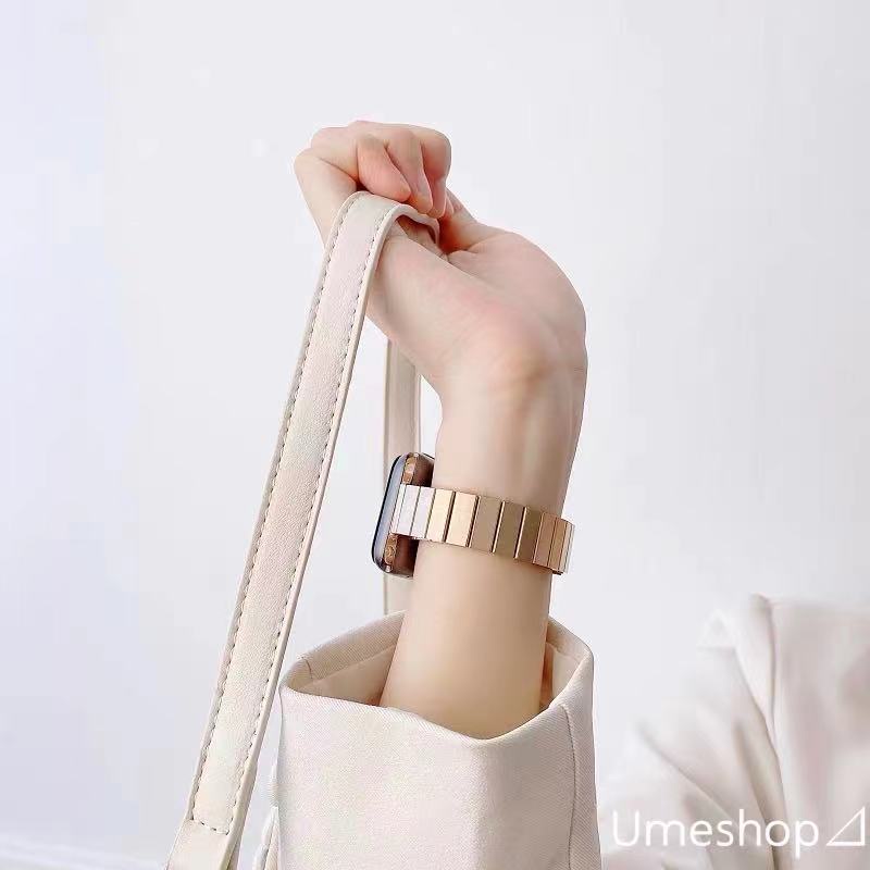 สายwatch 46/40/42/44/41/45/49mm สายเหล็ก สายแอป.เปิ้ลวอช Parisเงิน watch 11 10 9 8 7 Se 6 5 4 3 สายนาฬิกา smart watch